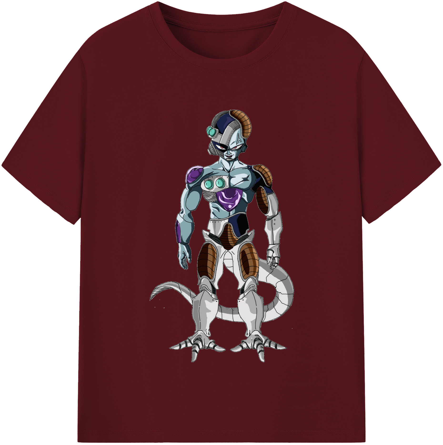 （画像用） ドラゴンボール クウラ DRAGON BALL Cooler Coora 綿100％半袖Tシャツ（フロントプリント）